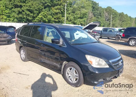 2006 Honda Odyssey Ex-L из США, поврежденный, VIN 5FNRL38626B052068